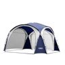 12 ft. x 12 ft. Blue Pop-Up Canopy with Side Wall, Ground Pegs, and Stability Poles, Sun Shelter Rainproof, Waterproof