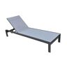 Renava Kayak Charcoal Aluminum Outdoor Chaise Lounge