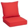 ARDEN SELECTIONS 24 in. x 22.5 in. 2-Piece Oceantex Canvas Vibrant Reef Deep Seating Outdoor Lounge Chair Cushion