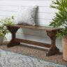 Backyard Discovery Farmhouse 2-Person Wood Outdoor/Indoor Bench