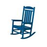 POLYWOOD Presidential Pacific Blue Plastic Patio Rocker