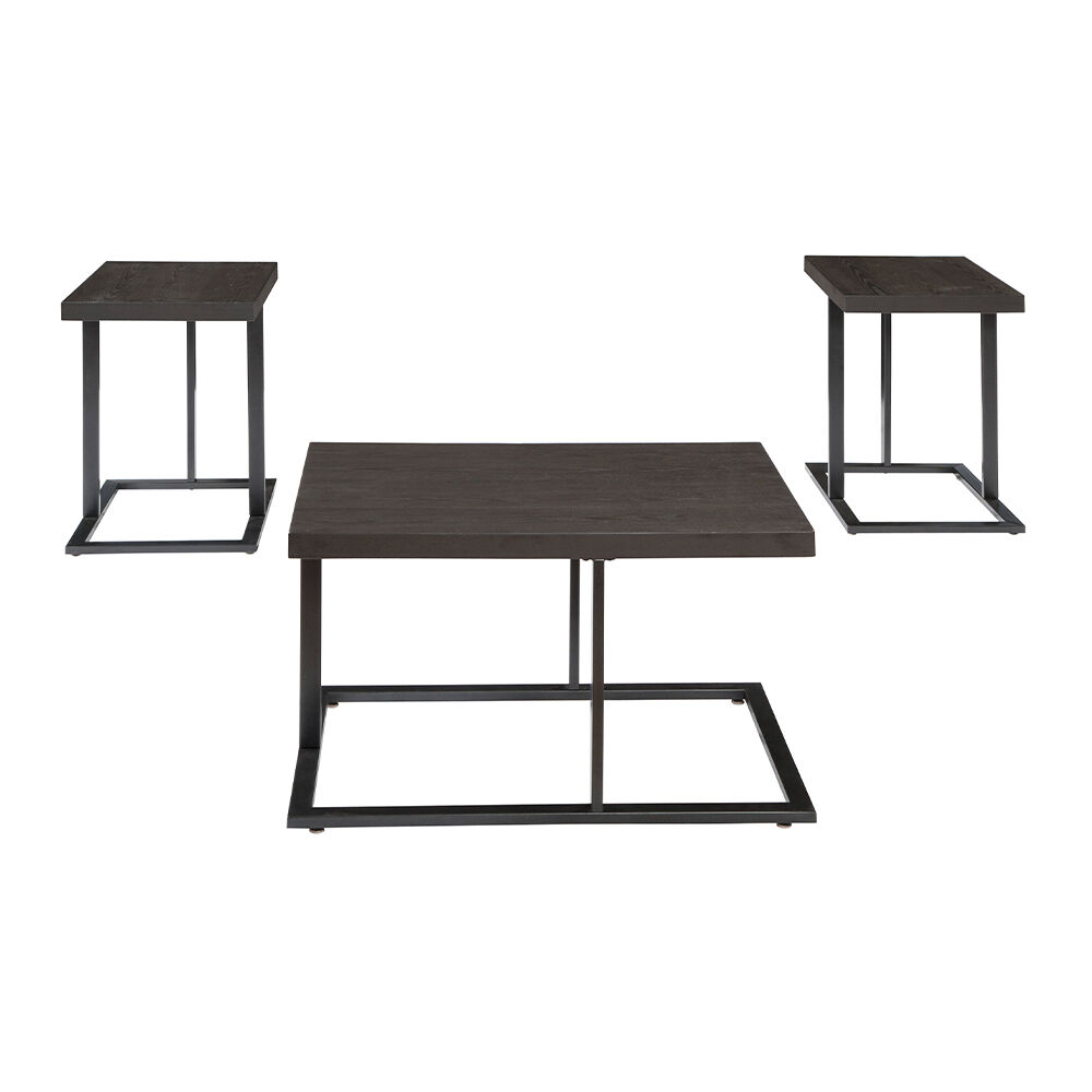 Photos - Dining Table Ashley Furniture Airdon Table  t19413 (Set of 3)