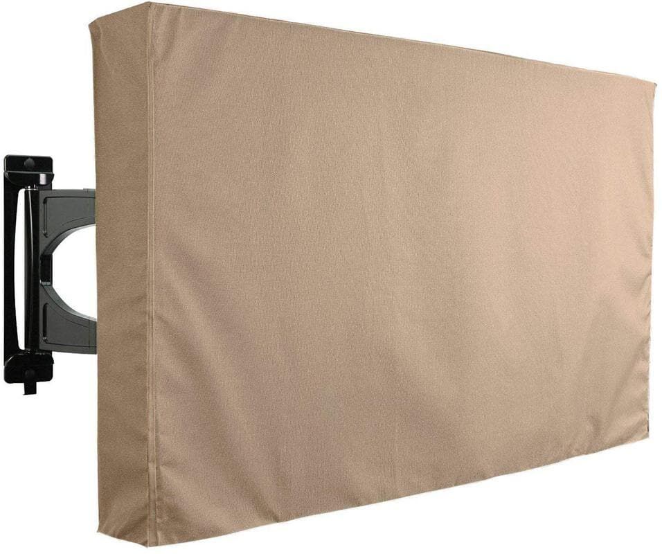 KHOMO GEAR 50 in. to 52 in. Brown Outdoor TV Universal Weatherproof Protector Cover