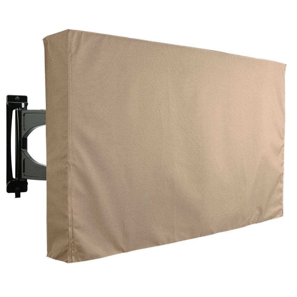 KHOMO GEAR 55 in. to 58 in. Brown Outdoor TV Universal Weatherproof Protector Cover