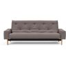 INNOVATION LIVING ™ Schlafsofa »MIMER«, Taschenfederkernmatratze, Breite Liegefläche 140 cm  Grau 521, Mi x ed Dance  T: 100 cm Grau 521, Mi x ed Dance