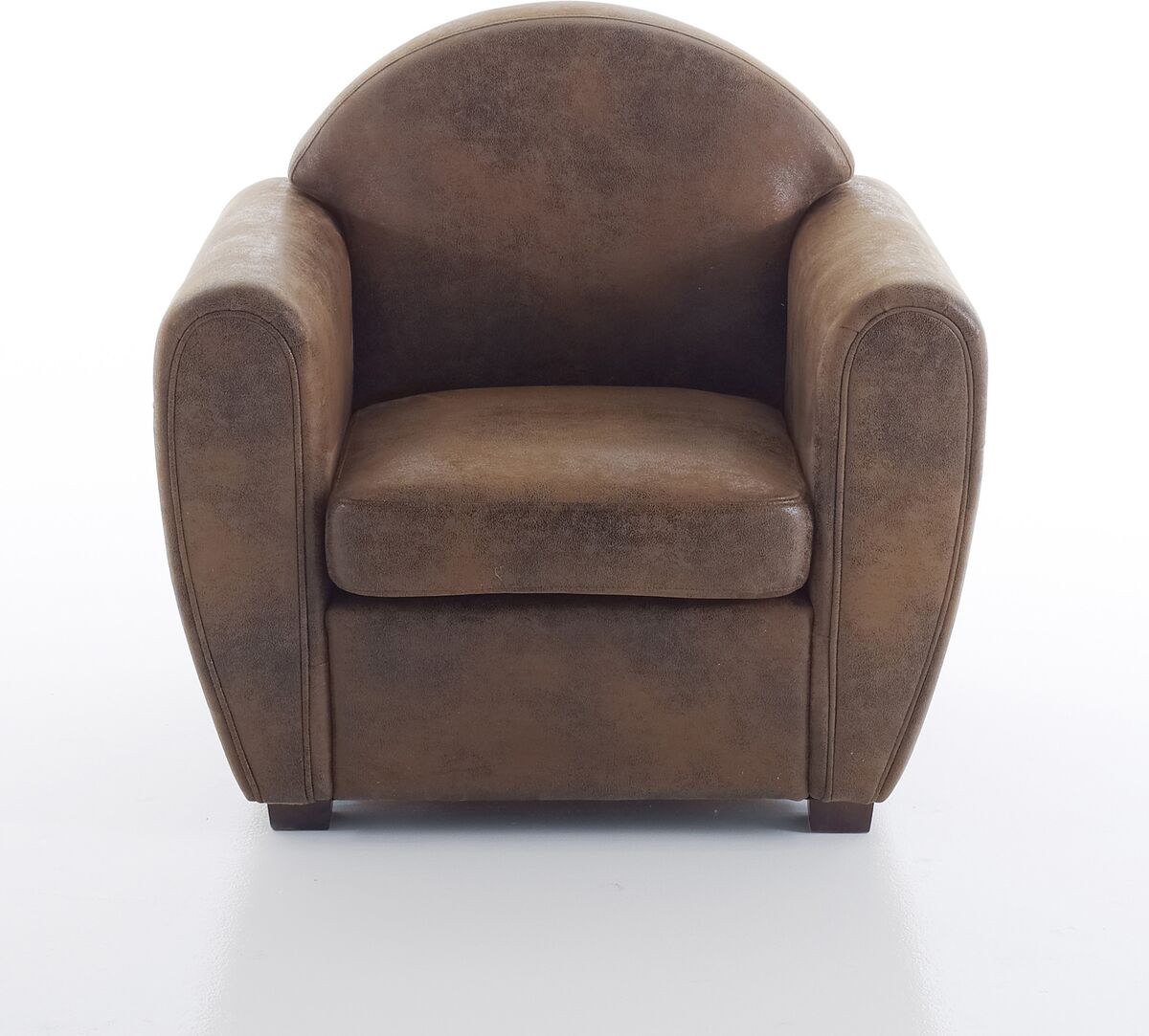 LA REDOUTE INTERIEURS Fauteuil club, microfibre effet vieilli, Winconsin