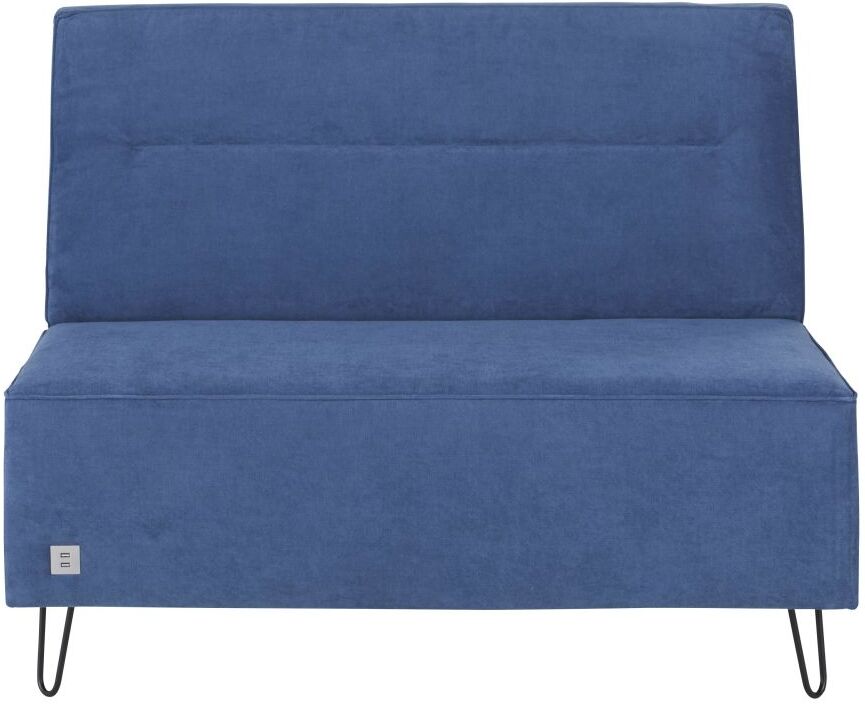 Maisons du Monde Banquette connectée professionnelle 2 places bleue