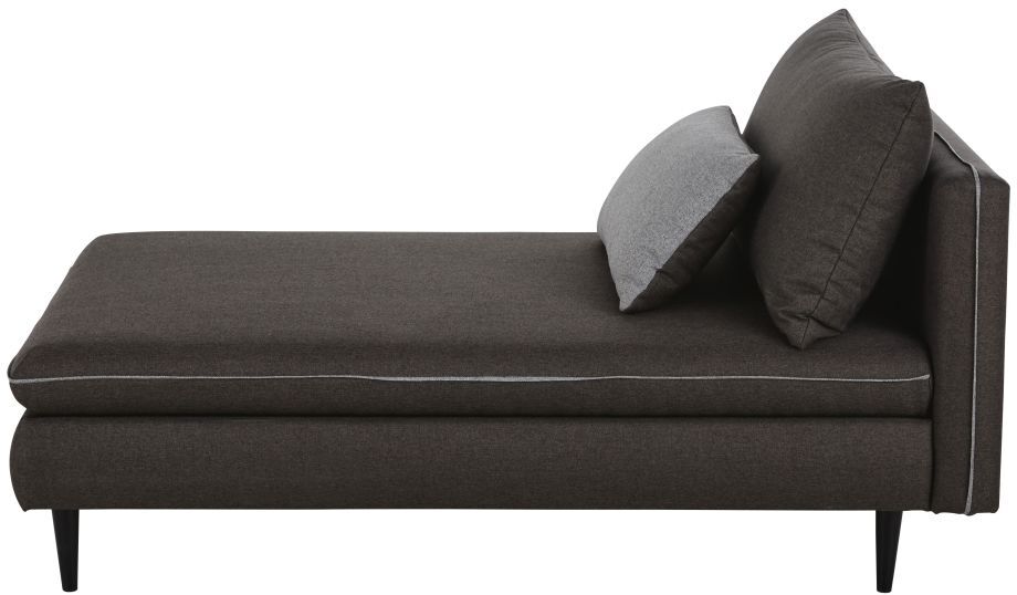 Maisons du Monde Donkergrijze moduleerbare chaise longue