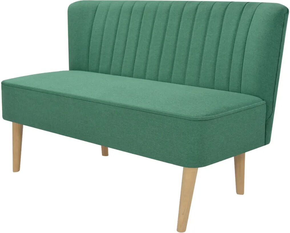 vidaXL Canapé 117 x 55,5 x 77 cm Tissu Vert