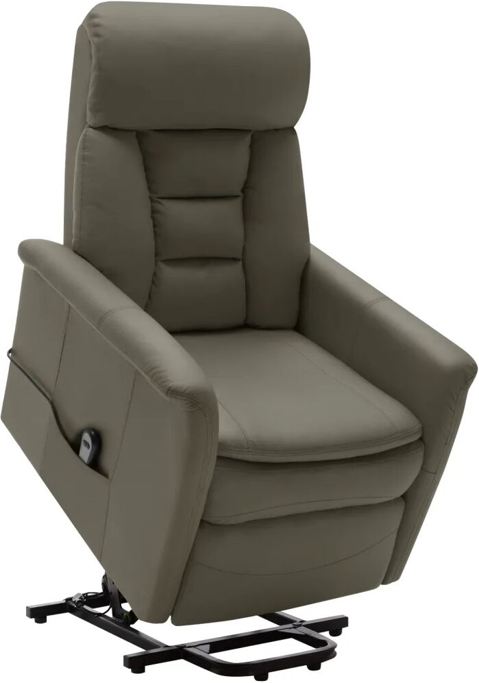 vidaXL Fauteuil inclinable Anthracite Similicuir