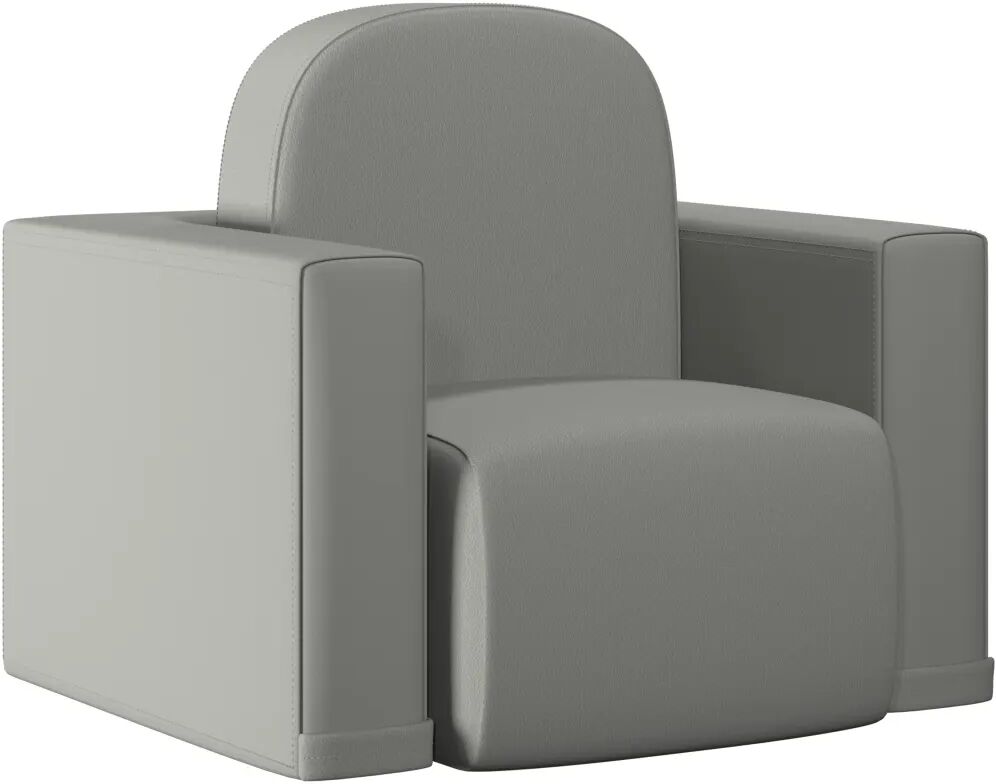 vidaXL Canapé pour enfants 2 en 1 Gris Similicuir