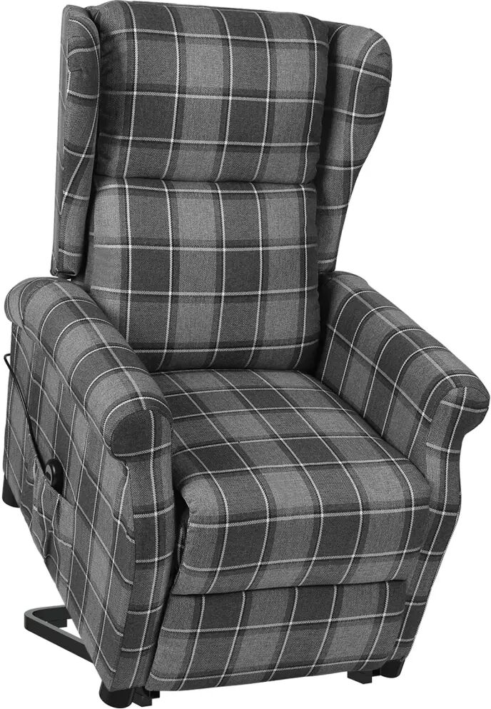 vidaXL Fauteuil inclinable Gris Tissu