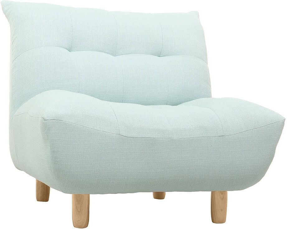 Miliboo Fauteuil scandinave menthe à l'eau YUMI