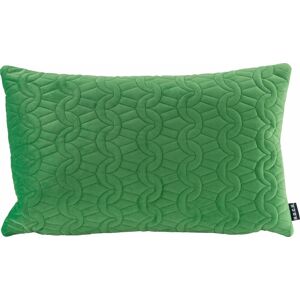 H.O.C.K. Dekokissen »Soft Nobile«, mit Steppmuster, Kissenhülle mit Füllung,... grün + bedruckt-unifarben  B/L: 50 cm x 30 cm