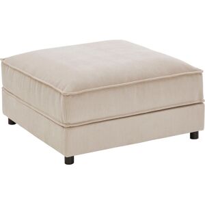 ATLANTIC home collection Hocker »Valan«, mit Cord-Bezug, frei stellbar creme