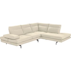 CALIA ITALIA Ecksofa »Toby Wing, L-Form«, Sitztiefenverstellung, funktionale... bianco BULL