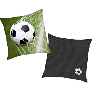 Herding Young Collection Dekokissen »Fussball«, mit tollem Fussball Motiv grün + bedruckt  B/L: 40 cm x 40 cm