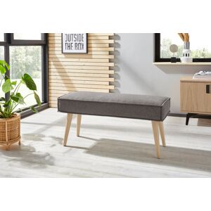 exxpo - sofa fashion Eckbank »Lungo«, Frei im Raum stellbar grey melange