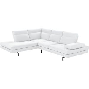 CALIA ITALIA Ecksofa »Toby Wing, L-Form«, Sitztiefenverstellung, funktionale... bianco puro BULL