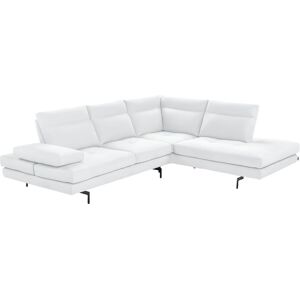 CALIA ITALIA Ecksofa »Toby Wing, L-Form«, Sitztiefenverstellung, funktionale... bianco puro BULL