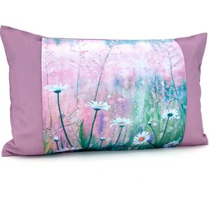 Weckbrodt Kissenhülle »Blumenwiese«, (1 St.), Lotus-Effekt, Garten, Blumen,... mauve  B/L: 30 cm x 50 cm