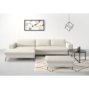 DOMO collection Ecksofa »Modica L-Form«, moderne Optik mit grosszügiger... beige Größe