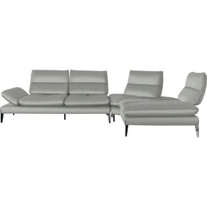 Nicoletti Home Ecksofa »Monnalisa«, Breite 237 cm, mit Sitztiefen- und... grigio chiar Größe