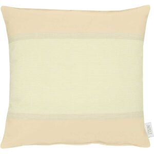 Apelt Dekokissen »Titan«, Kissenhülle mit Füllung, 1 Stück beige/natur + gestreift Größe B/L: 45 cm x 45 cm