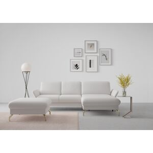 sit&more Ecksofa »Fashion L-Form«, wahlweise mit Kopfteilverstellung,... silberfarben Größe