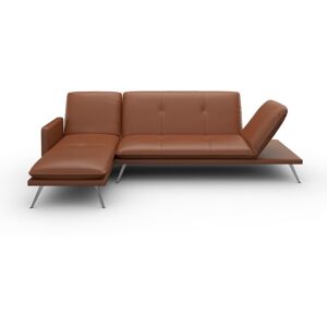 machalke® Ecksofa »wings, L-Form« cognac SADDLE Größe