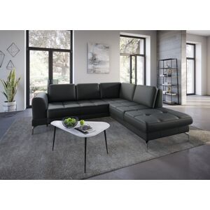 sit&more Ecksofa »Bendigo L-Form«, inklusive Sitztiefenverstellung,... schwarz Größe