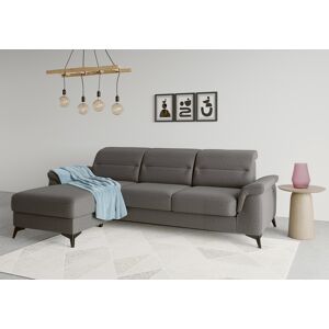 sit&more Ecksofa »Sinatra L-Form«, mit Recamiere, optional mit... fango Größe