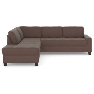 DOMO collection Ecksofa »Florentina L-Form«, wahlweise mit Bettfunktion, mit... taupe Größe