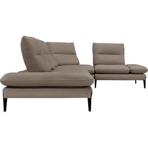 Nicoletti Home Ecksofa »Monnalisa«, Breite 376 cm, mit Sitztiefen- und... taupe Größe