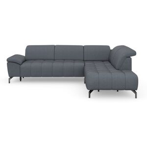 sit&more Ecksofa »Cool L-Form«, wahlweise mit Kopfteilverstellung und... blaugrau Größe