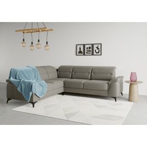 sit&more Ecksofa »Sinatra L-Form«, optinal mit Kopfteilverstellung und... schlamm Größe