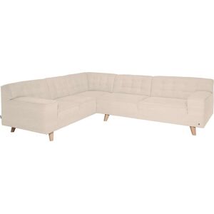 TOM TAILOR HOME Ecksofa »NORDIC CHIC«, im Retrolook, Füsse Buche natur ivory STC 1 Größe