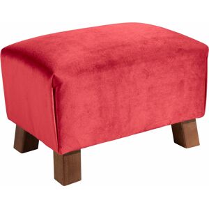 Max Winzer® Fusshocker »Footstool«, Minihocker Breite 40 cm rot Größe