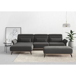 Places of Style Ecksofa »Fjord L-Form«, massiv, wahlweise mit... anthrazit Größe