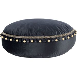 Kayoom Sitzhocker »Pouf Taj Mahal 425«, (1 St.), samtweich, farbig, modern,... schwarz Größe