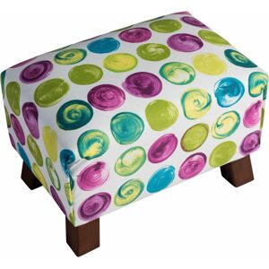 Max Winzer® Fusshocker »Footstool«, Minihocker Breite 40 cm, mit bunten Punkten summer Größe