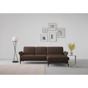 sit&more Ecksofa »Fashion L-Form«, wahlweise mit Kopfteilverstellung und... dunkelbraun Größe