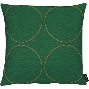 Apelt Dekokissen »Mezzo«, Kissenhülle mit Füllung, 1 Stück grün + Kreise Größe B/L: 48 cm x 48 cm