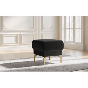 sit&more Hocker »Orient 4 V«, goldfarbenfabene Metallfüsse schwarz Größe