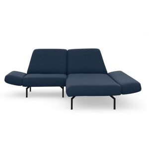 DOMO collection Ecksofa »Avellino L-Form«, mit Arm- und Rückenfunktion dunkelblau Größe