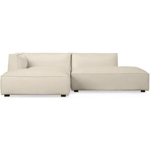 NV GALLERY Ecksofa AUSTER - Ecksofa links, Kord in Vanilla Beige, B260  Beige