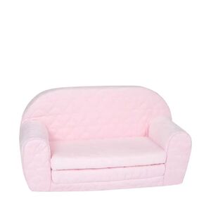 Knorr Toys - Kindersofa, Cosy Heart Rose, 77x34x42cm, Rosa