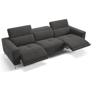 sofanella MEGA Sofa MARBELLA 3-Sitzer 249x111x81cm Grau