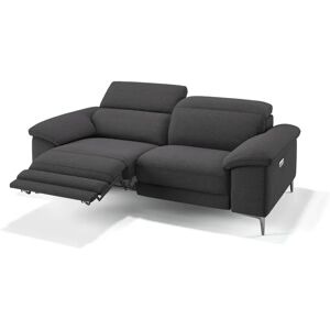 sofanella Zweisitzer Sofa SIENA Stoffsofa Couch 172x105x75cm grau