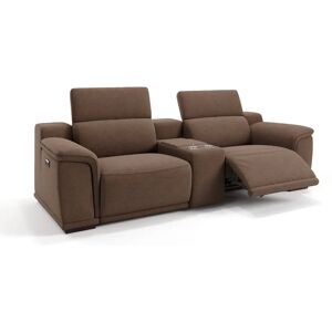 sofanella Designer Relaxcouch MONTEFINO 2-Sitzer Kinocouch 216x75x108cm braun